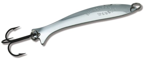 Mooselook 16002CHROM Junior Wobbler Spoon 21/2 Inch 1/6oz Chrome | 050695160022