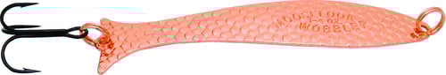 Mooselook 14033NCOP Medium Wobbler Spoon 31/8 Inch 1/4oz Copper NuWrinkle | 050695140338