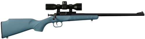 Keystone KSA2302PKG Crickett Bolt Rifle 22 LR, Blue Syn w/Scope