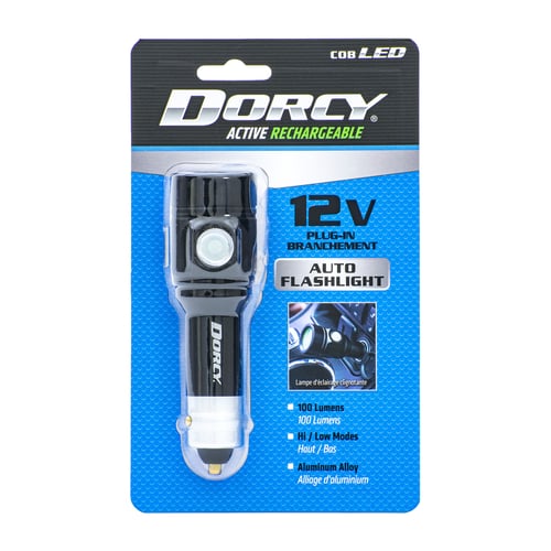 Dorcy 411240 12V Car Plug In Rechargeable Flashlight | 035355412406