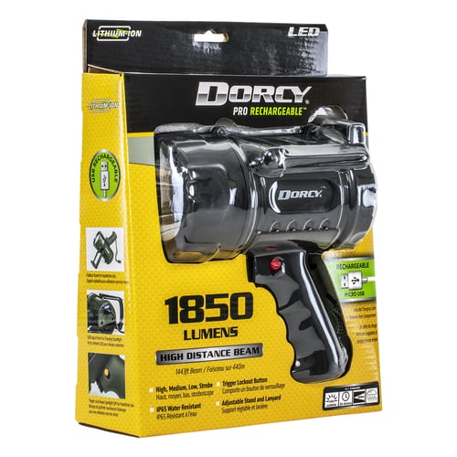 Dorcy 411038 USB Rechargeable Spotlight 1700 Lumens | 035355410389