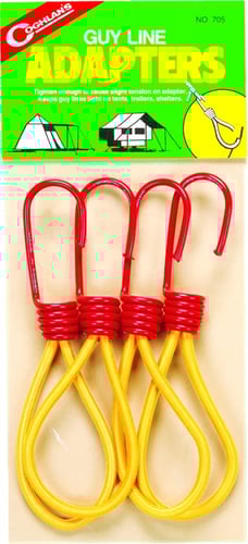 Coghlans 705 Guy Land Adapters 4Pk | 056389007055