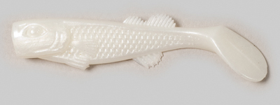 Edge M35800 Hybrid Flurry Minnow Swimbait, 3 Inch, White Out, Floating | 749940600580