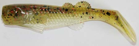 Edge M39100 Hybrid Flurry Minnow Swimbait, 3 Inch, AvoGlow, Floating | 749940600917