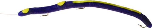 Kellys ST102PY Striper PreRigged Plastic Worm, 5 1/2 Inch, 3 Sz 6 Hooks | 011006300384