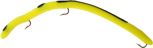 Kellys ST102YB Striper PreRigged Plastic Worm, 5 1/2 Inch, 3 Sz 6 Hooks | 011006300360