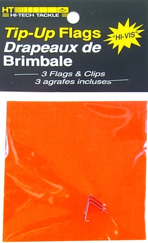 HT TU5 TipUp Flags 3x3 Inch Orange 3Pk | 029333000204