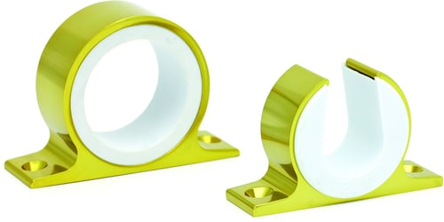 Tigress 88545 Gold Anodized Aluminum Rod Hanger, 1 Pair | 661033885455