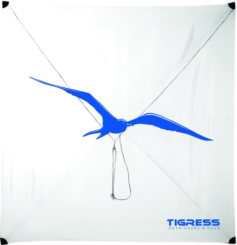 Tigress 886072 Specialty Lite Wind Kite, White, 5  10 mph Winds | 661033886070