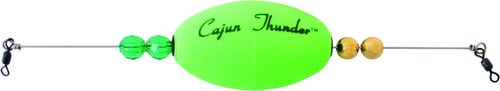 Precision Tackle 15402 Cajun Thunder Oval 2.5 Inch Weighted Green | 792958154026