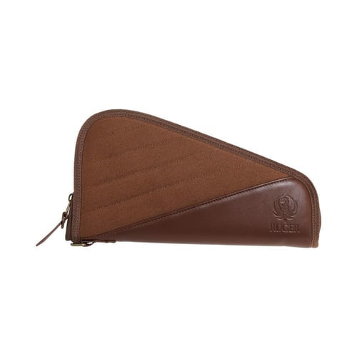 Ruger Wrangler Revolver Case,11 Inch,Cotton Canvas/Faux Leather Exterior,Imprinted Logo | 026509056164