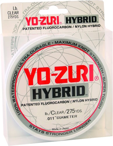 Yo-Zuri 10HB275CL Hybrid Monofilament Line 10lb 275yd Clear