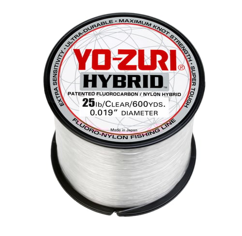 YoZuri HB25LBCL600YD HI VIS Hybrid 25lb 600yds Clear | 756791167285