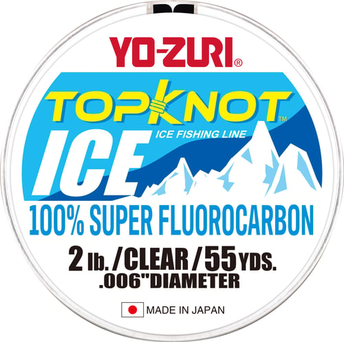 Yo-Zuri TKICE1LBNCL55YD Top Knot Ice Line 1lb NCL 55yd