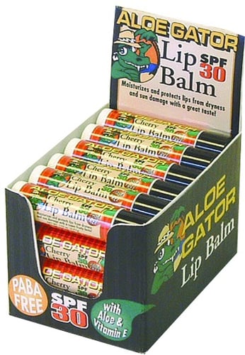 Aloe Gator 20310 Lip Balm SPF 30 Sunscreen, Cherry  Bulk | 017971203101