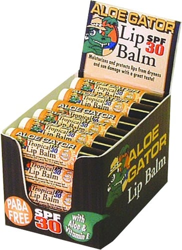 Aloe Gator 20330 Lip Balm SPF 30 Sunscreen, Tropical  Bulk | 017971203309