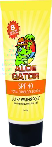 Aloe Gator 13426 SPF 40 Broad Spectrum Sunscreen Lotion with Aloe | 017971134269