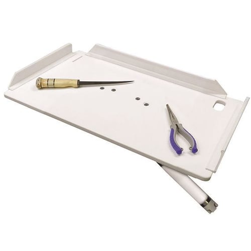 Taco P012120W Poly Filet Table 20 Inchx12 Inch w/Adj Mount | 630838030223