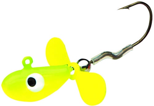 Northland WH3N-1015 Whistler Neon Jig, w/Propeller Blade, 1/8 Oz