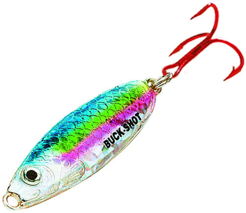 Northland BRS3-25 Buck-Shot Rattle Spoon 1/8oz Rainbow Trout 1Cd