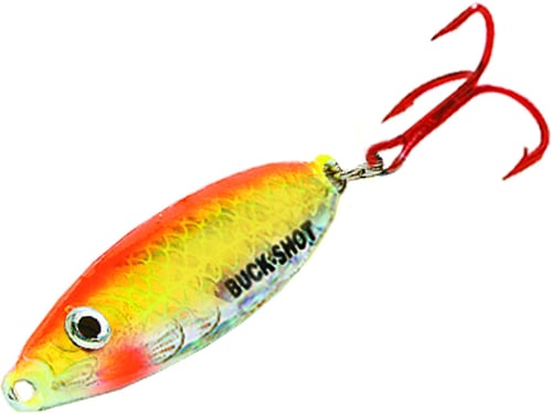 Northland BRS3-24 Buck-Shot Rattle Spoon 1/8oz Super-Glo Chub 1Cd