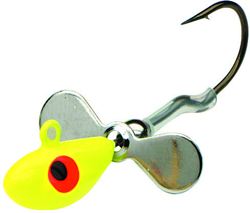 Northland WH4-10 Whistler Jig w/Propeller Blade, 1/4 Oz, 2/Cd