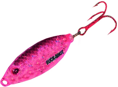 Northland BRS2-93 Buck-Shot Rattle Spoon 1/16oz Super-Glo Redfish 1Cd