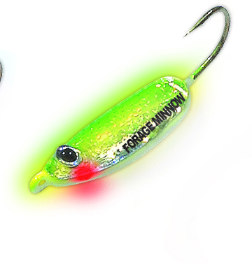 Northland FMJ8-20 Holographic Forage Minnow Jig #8 Super-Glo