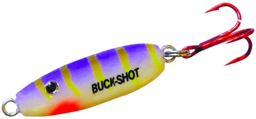 Northland BRUVS2-46 UV Buck-Shot Spoon 1/16oz 1/cd Purple Tiger