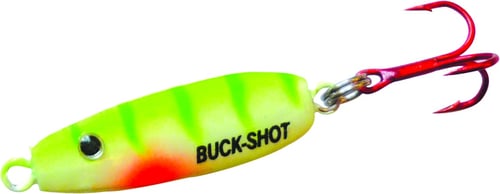 Northland BRUVS3-20 UV Buck-Shot Spoon 1/8oz 1/cd Glo Perch