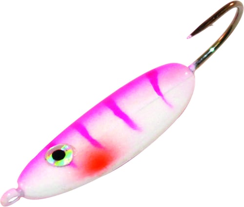 Northland FMUVJ8-26 UV Forage Minnow Jig #8Hk Pink Tiger 1/16oz