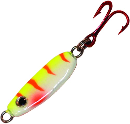 Northland FMUVS3-60 UV Forage Minnow Spoon 1/8oz Electric Perch