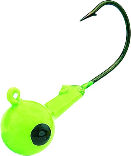 Northland SNJ3-7-15 Sink'N Jig Head 1/8 oz, Sz 1 Hook, Lime Green, 7/Bag