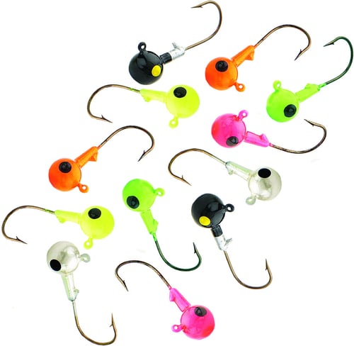 Northland SNJ3-12-99 Sink'N Jig Head, 1/8 oz, Sz 1 Hook, Assorted