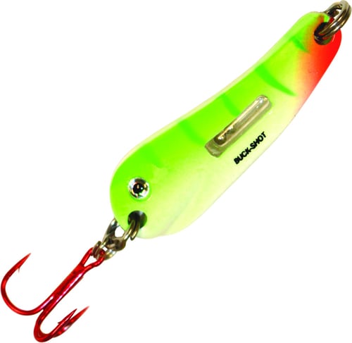 Northland BRFS2-20 Buck-Shot Flutter Spoon 1/16oz 1cd Glo-Perch