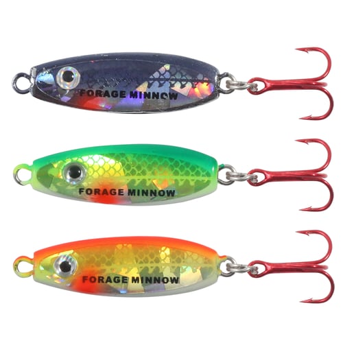 Northland FMS2K-3-99 Forage Minnow Spoon 1/16 Oz, 3Cd Assorted Colors