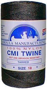 Catahoula 12121 Tarred Twst NylTwine Sz21 1/4Lb Tube 205Lb | 096201121217