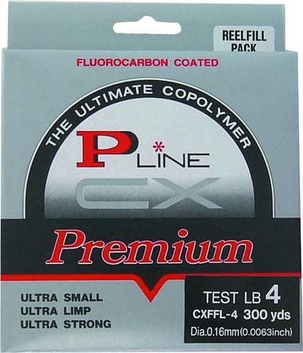 P-Line CXFFL-4 CX Premium Fluorocarbon-Coated Mono Filler