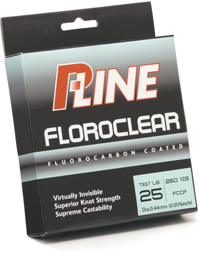 P-Line FCCF-30 Floroclear Fluorocarbon Coated Mono 30lb 300yd
