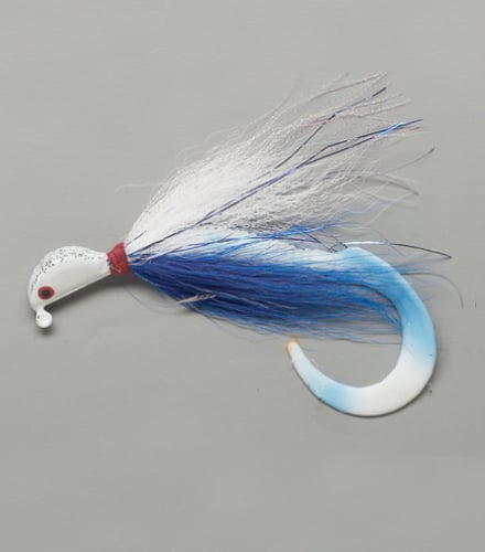 Pucci PFJ12W/BLU/W Bucktail Flash Striper Jig, 1/2 oz | 015789000561