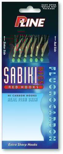 PLINE SABIKI 6 FLUOROCARBON FISH SKIN WITH MYLAR Stock 750241294 - Obskura Transitional Medium | 015789211943