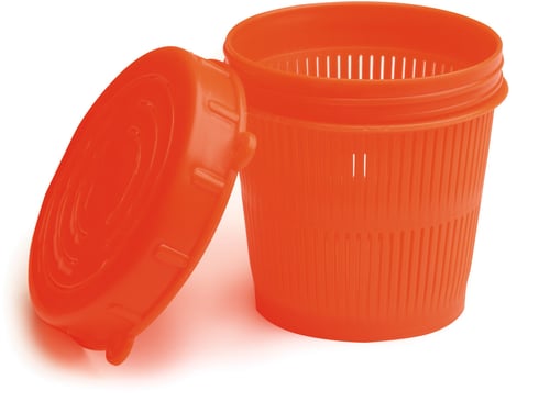 Pucci CBJ-R Crab Bait Jar Flourescent Red | 015789038533