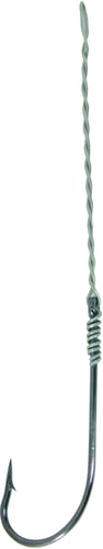 Pucci PSTH-5/0-4 Salmon Trolling Hook w/Wire 4.75 Inch 5/0 Black Nickel | 015789042943