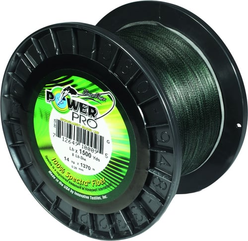 Power Pro 21102501500E Spectra Braided Fishing Line 250lb 1500yd | 712649100804