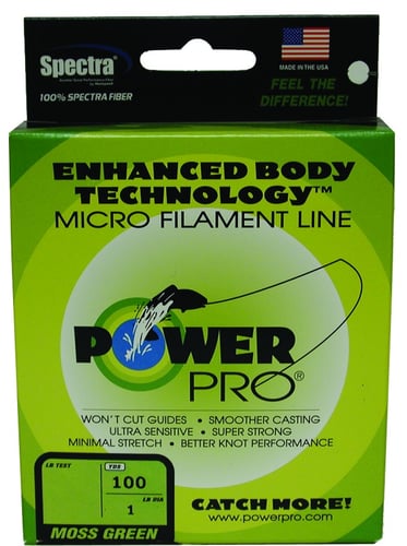 Power Pro 21100500100E Spectra Braided Fishing Line 50lb 100yd | 712649101108