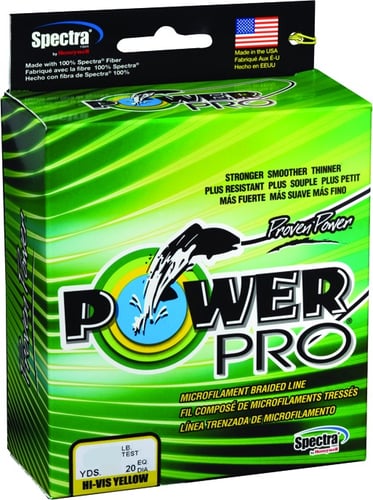 Power Pro 21100050150Y Spectra Braided Fishing Line 5lb 150yd