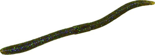 Jackall JFLSK48GPC Flick Shake Finesse Worm, 4.8 Inch, Green Pumpkin | 843459002245