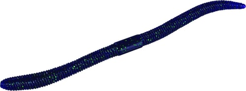 Jackall JFLSK48JB Flick Shake Finesse Worm, 4.8 Inch, June Bug | 843459001651