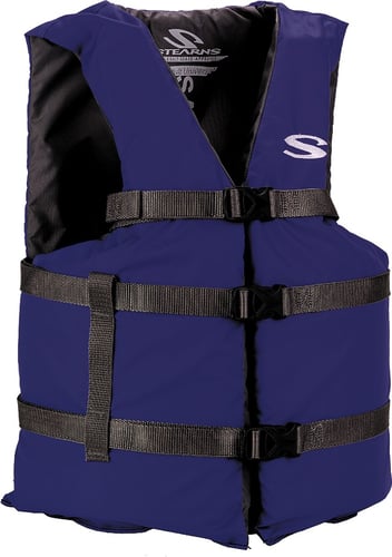 Stearns 3000004475 Adult General Purpose Vest Standard Blue