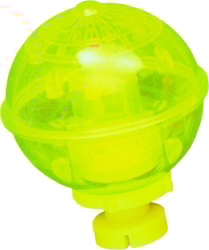Rieadco 214Y NightLighted Bobber 21/4 Inch Round Yell w/Rattle Action | 046093322421